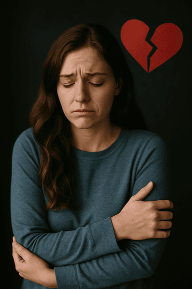 Icon representing self-reflection or doubt